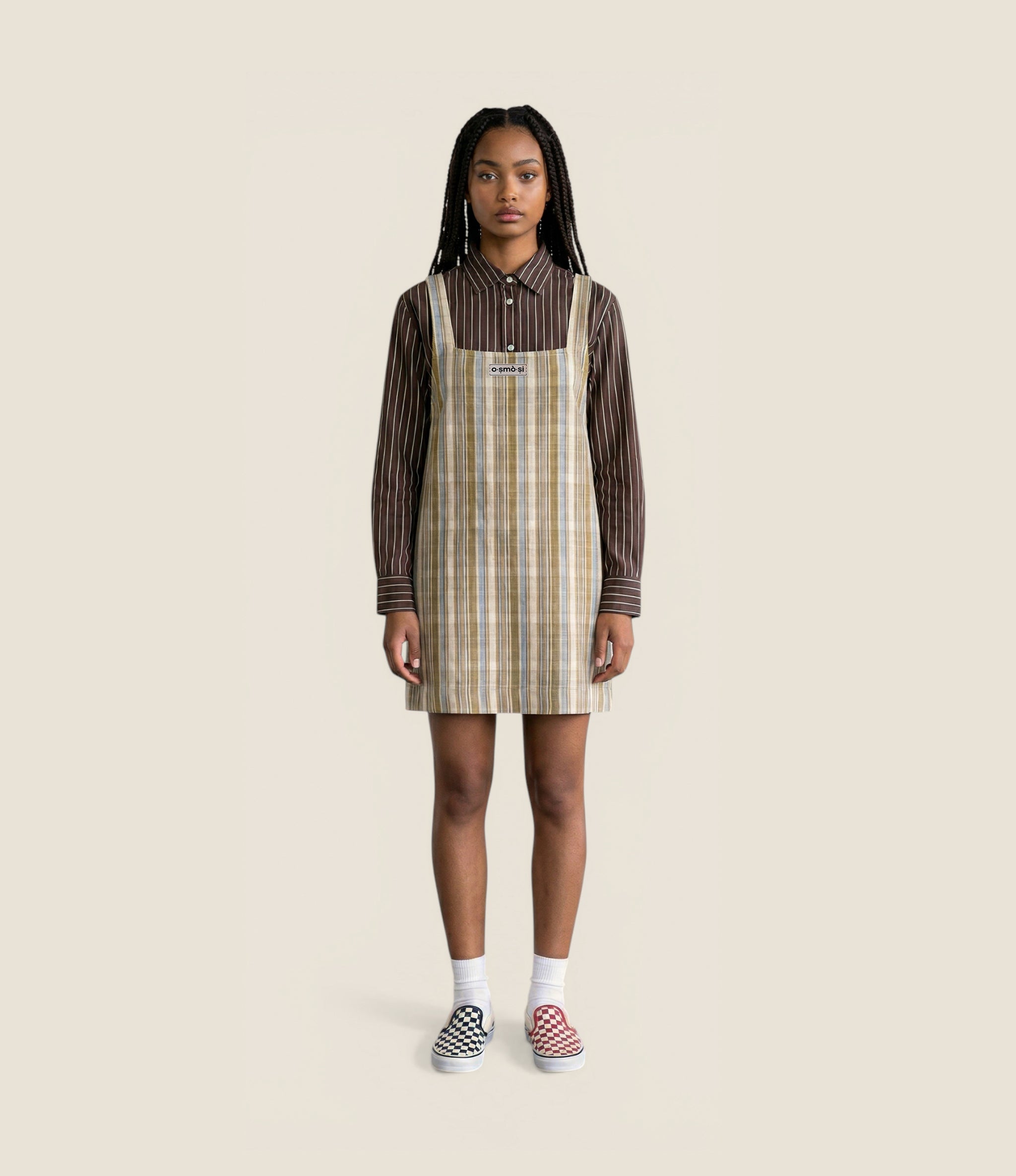 Linen mini dress