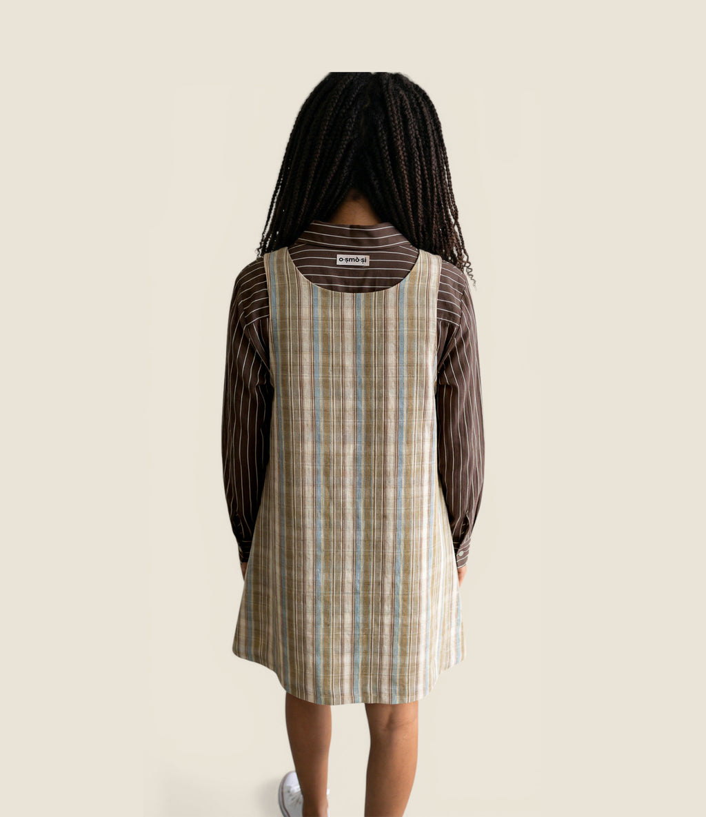 Linen mini dress