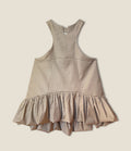 Top halter con fondo a palloncino