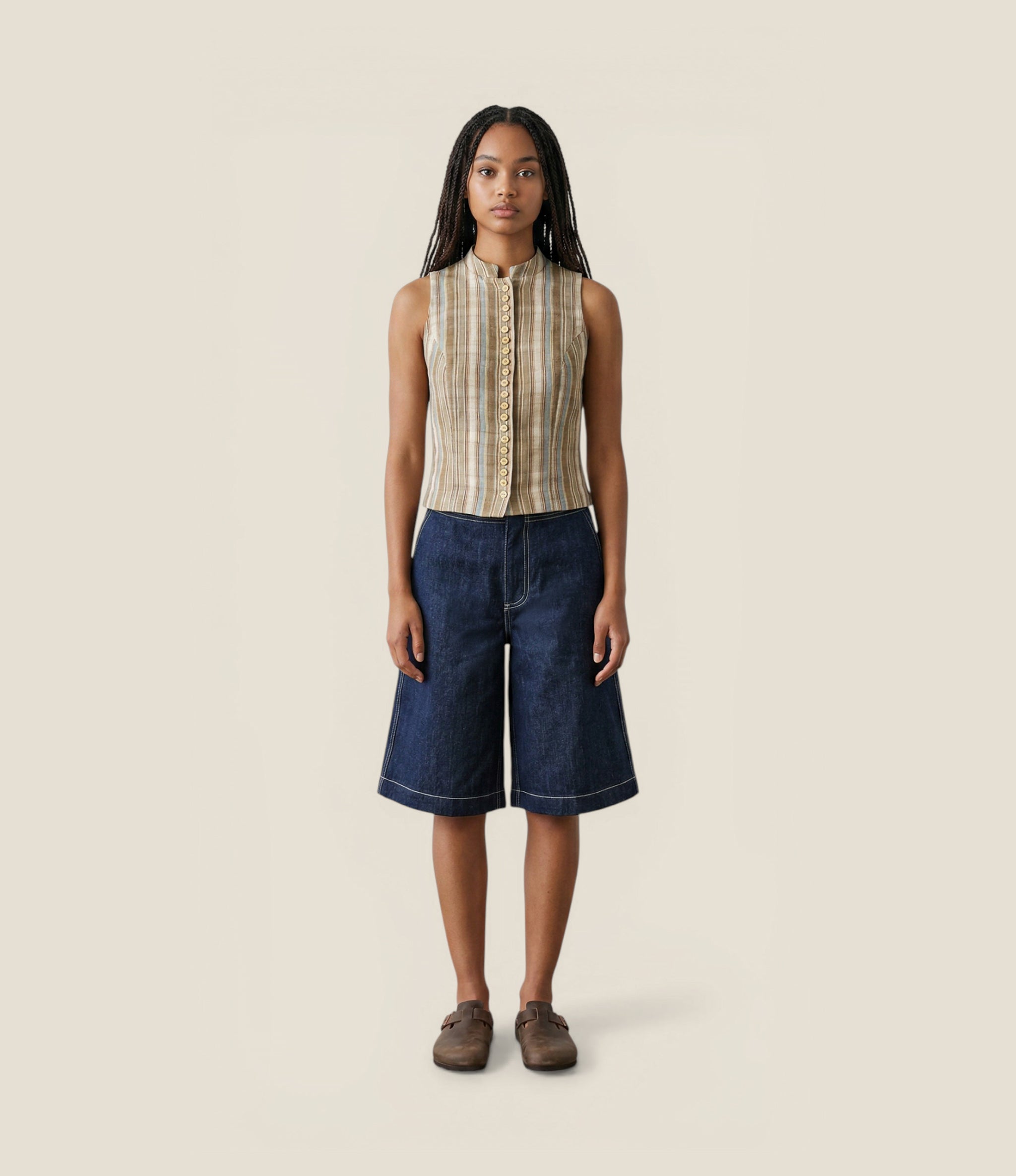 Linen vest