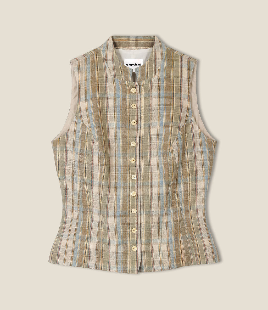 Linen vest